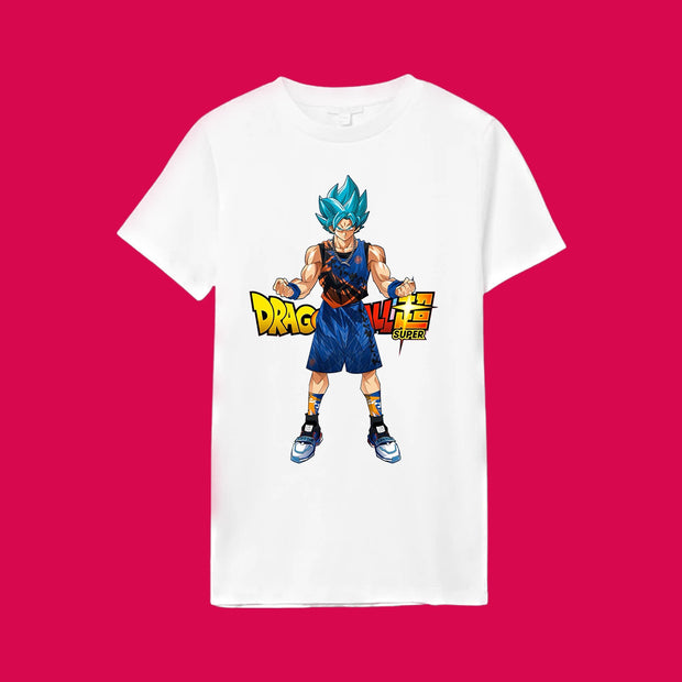Tee-shirt imprimé Goku Basket