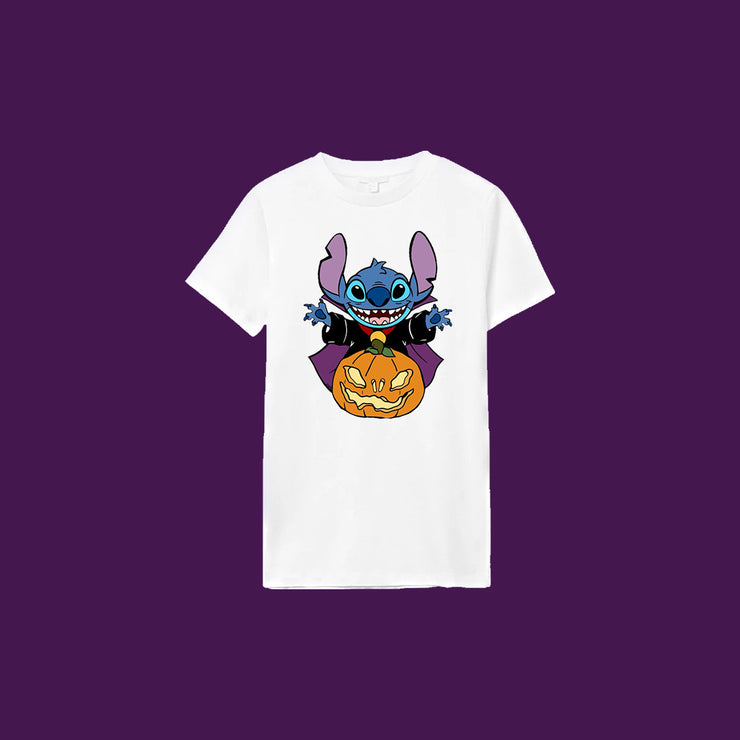 Tee-shirt imprimé enfant Stitch x Halloween